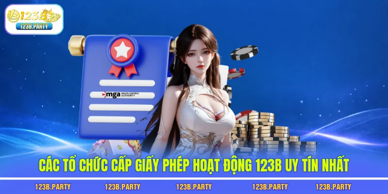 Các tổ chức cấp giấy phép hoạt động 123B uy tín nhất