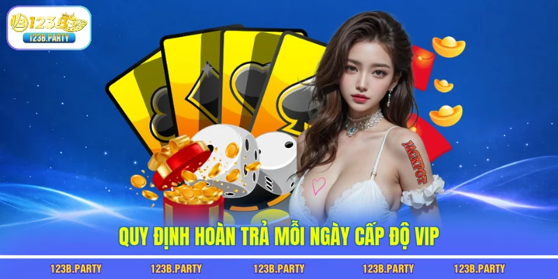 Quy định hoàn trả mỗi ngày cấp độ VIP